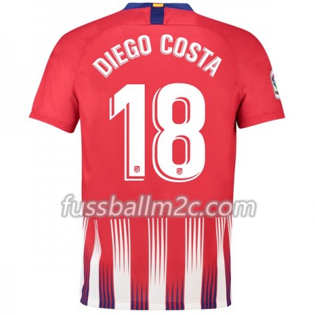 Fußballtrikots Atlético Madrid Diego Costa 18 Heim Trikotsatz 2018-2019